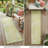 8' Runner Gold Abstract Washable Non Skid Indoor Outdoor Runner Rug