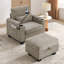 Canapé inclinable simple avec dossier réglable manuellement-1184561624