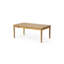 Table basse d'extérieur au design rustique
