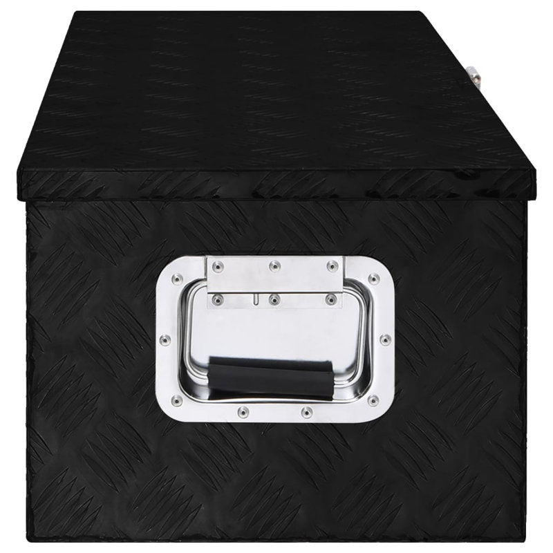 Rebrilliant Decorative Bin, Black, 30cm H x 80cm W x 39cm D