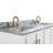 Ewen 61'' Double Bathroom Vanity with Marble Top-2131843093-2126368682-2126368680