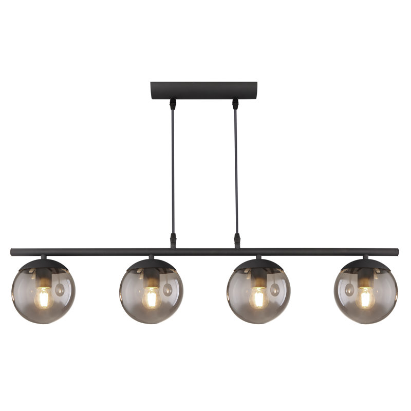Oriel 4 - Light Black Kitchen Island Pendant