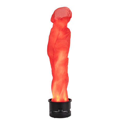 70"H Electric Red Flame Light Fake Flame Light
