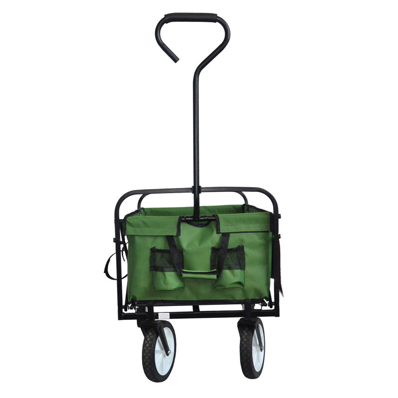 46.46'' H x 40.5'' W Utility Cart with Wheels, Green