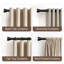 Natural 80cm to 365cm 2.5cm Single Curtain Pole