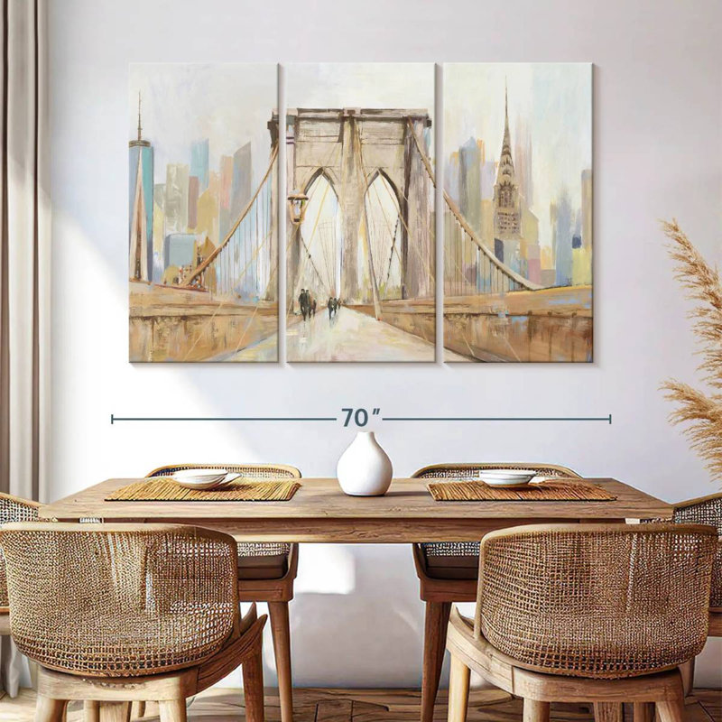 Lilie The Brooklyn Bridge Walkway, 36" H x 57" W