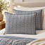 Ensemble de housses de coussin en coton imprimé floral bleu Kunj 20" x 26"-130726809-133726240