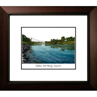 NCAA Sacramento State Hornets Legacy Alumnus Lithograph Picture Frame