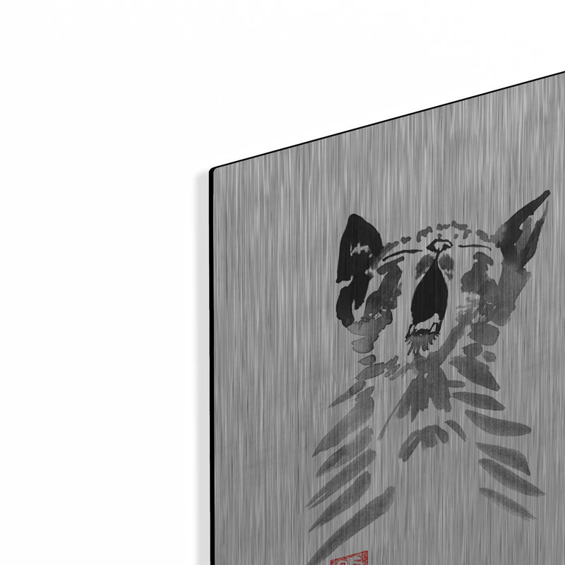 " Yawning Cat " by Pechane, 16" H x 12" W