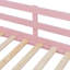 Lit simple superposé simple avec 4 tiroirs de rangement, rail suspendu, bande lumineuse et tablettes intégrées et 2 panneaux perforés, 3 couleurs disponibles, rose-637360395