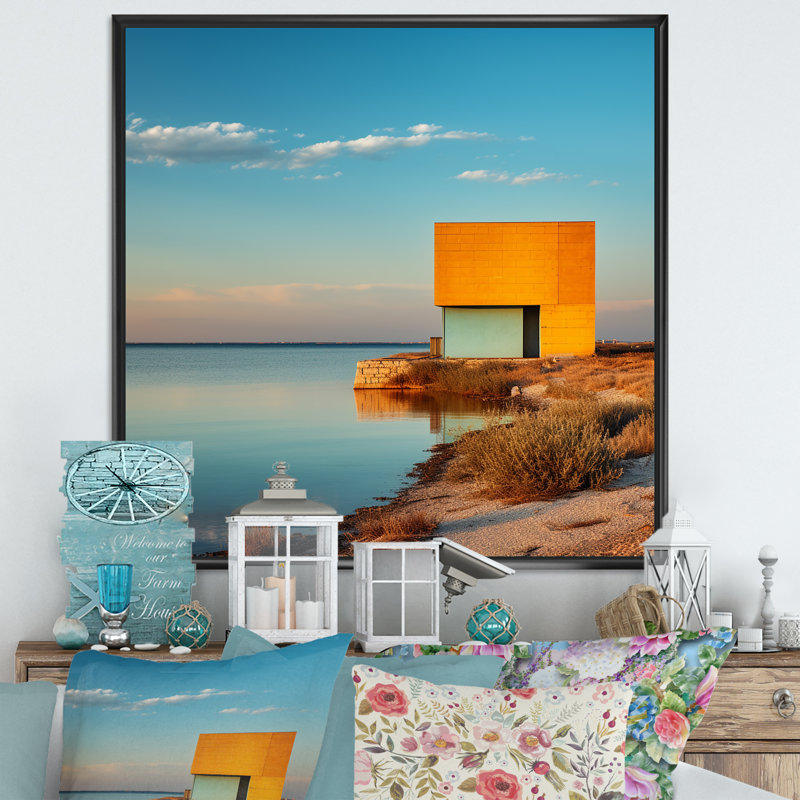 Lenka sur toile, H 24 po x l 24 po x P 1 po, Cadre flottant noir