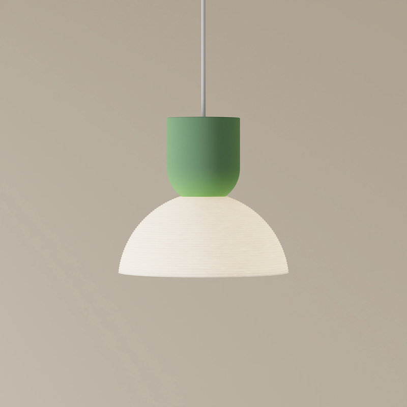 Buia Pendant Light, Sage, White