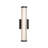 Rodara LED Wall Sconce - Outdoor in Matte Black with Clear Glass Shade-538200198