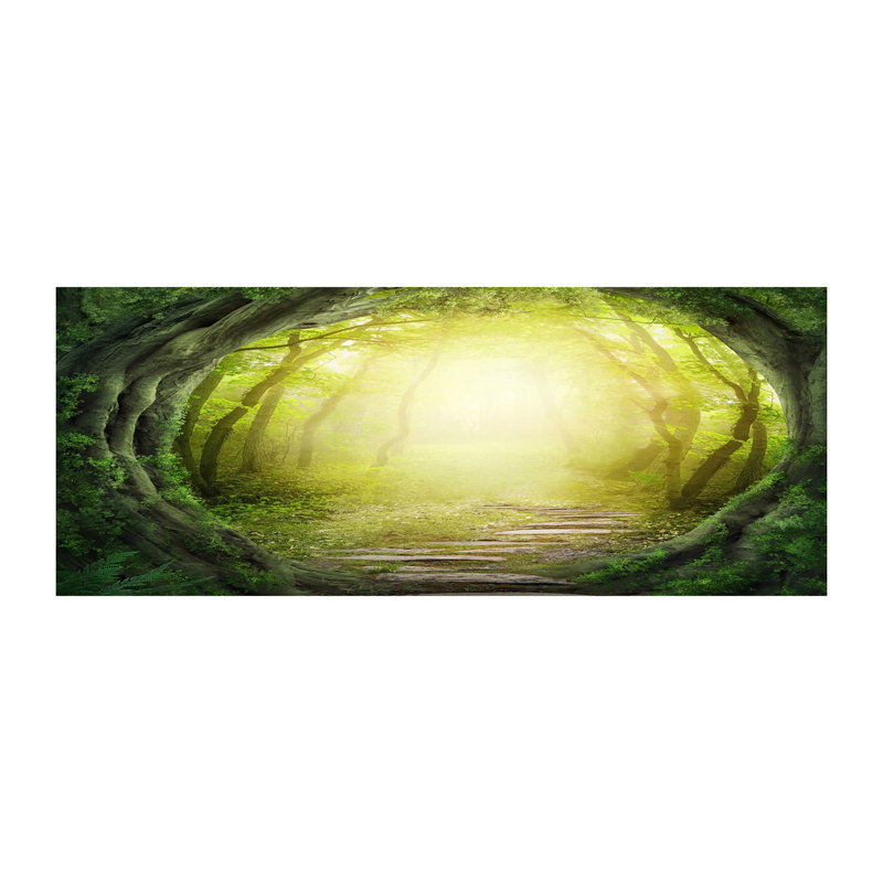 Tunnel With Trees - Wrapped Canvas Print
