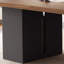 Bureaux rectangulaires en bois massif noyer-107519976