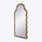 Pine Wood Curved Wall Mirror