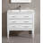 Bourdeau 35.38 " W Freestanding Standard Free Standing Single Double Single Vanity Bathroom Vanity With Stone Top-33559768