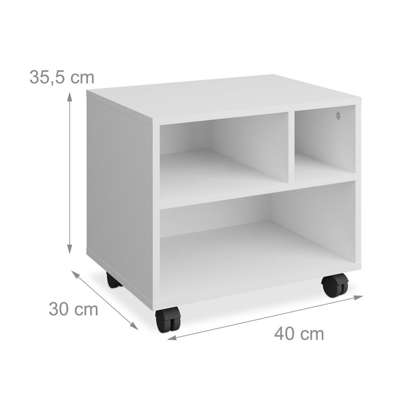 35.5cm H x 40cm W Printer Stand