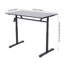 Manual Height Adjustable Desk with Crank Handle