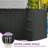 4.5 ft. W x 2.8 ft. D Resin Storage Shed-102533577