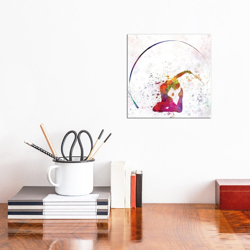Rhythmic Gymnastics I by Paul Rommer - Wrapped Canvas Painting, 30.48cm H x 30.48cm W x 1.91cm D