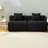 Compression Sectionals, Black Chenille Modular Modern Sofa for Home