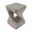 Table d'appoint MGO Twist Shape, texture semblable au bois, durable et résistante aux intempéries-1548313738