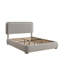 Base de lit plateforme tapissier Boucle avec tête de lit réglable et coins arrondis doux-647900479-647900477