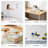 4 Packs Storage Bins With Bamboo Lids - Plastic Storage Containers With Lids Stackable Storage Box：Storages Baskets For Organizing Desktop Closet Playroom Classroom Office,White