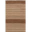 Tapis en laine / coton tissé à la main Cruz / brun / beige-980556081