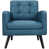 Navy Blue Polyester Blend selected