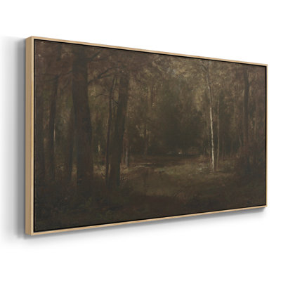 Série paysage - CDXLVII - Toile tendue avec châssis encadré - Prêt à être accroché