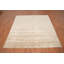 Tapis carré minimaliste de style Gabbeh 8 x 8 avec détails tribaux subtils