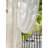 Minimalist Rod Pocket Sheer Curtain, Japanese Style Linen-Like Crochet Lace Voile, Light Filtering for Living Room-474037751