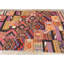 1930s Colorful Geometric Antique Gallery Scale Turkish Kilim Flatweave Rug 6'6" x 10'2" Area Rug