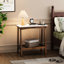 Table de bout moderne avec rangement pour chambre à coucher, bureau, table de chevet, tablette