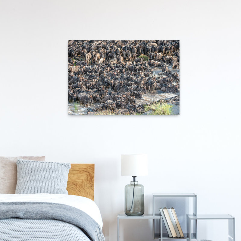Reproduction d'art mural, art contemporain contemporain, grande rivière, 24" H x 36" W