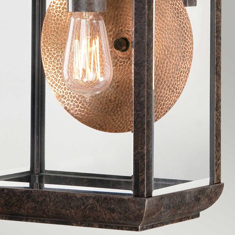 Laelia Bronze Outdoor Wall Lantern, Large