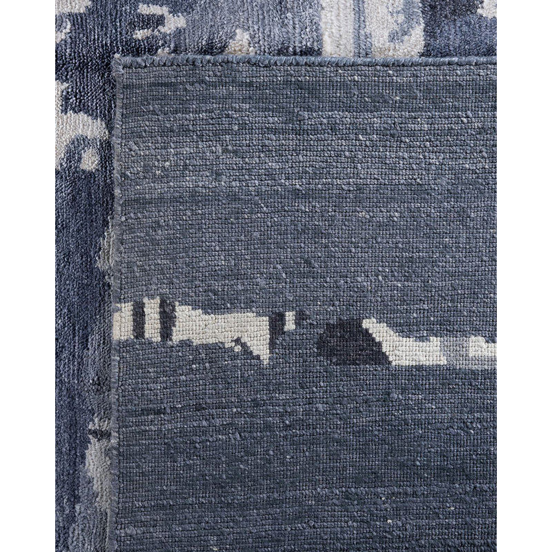 Overdyed One-of-a-Kind 9' 3" X 12' 3" Hand Knotted Area Rug