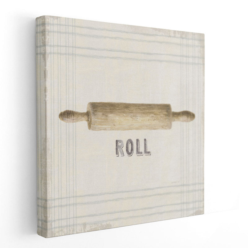 Floursack Kitchen Sign II - reproduction d'art sur toile, H 12 po x l 12 po