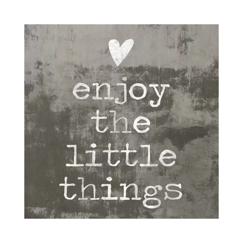 Enjoy The Little Things II by Jamie MacDowell - Wrapped Canvas Print, 45.72 cm H x 45.72 cm W x 3.175 cm D