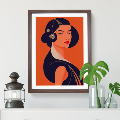 Art Deco Woman No.1 - Wall Art