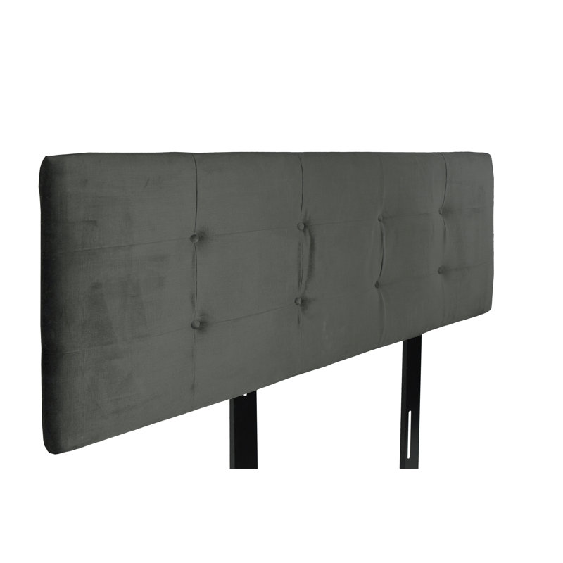 Zaniyah Upholstered Headboard, California King, Pewter