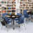 Kee Square Breakroom Table and Chair Set-73412836-73412838