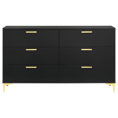 Paulk 6-drawer Dresser White