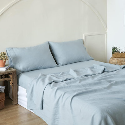 Ensemble de draps 100% lin pur