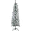 Arbre de Noël artificiel avec 405 pointes enneigées, base en métal, arbre de Noël réaliste-1339284557