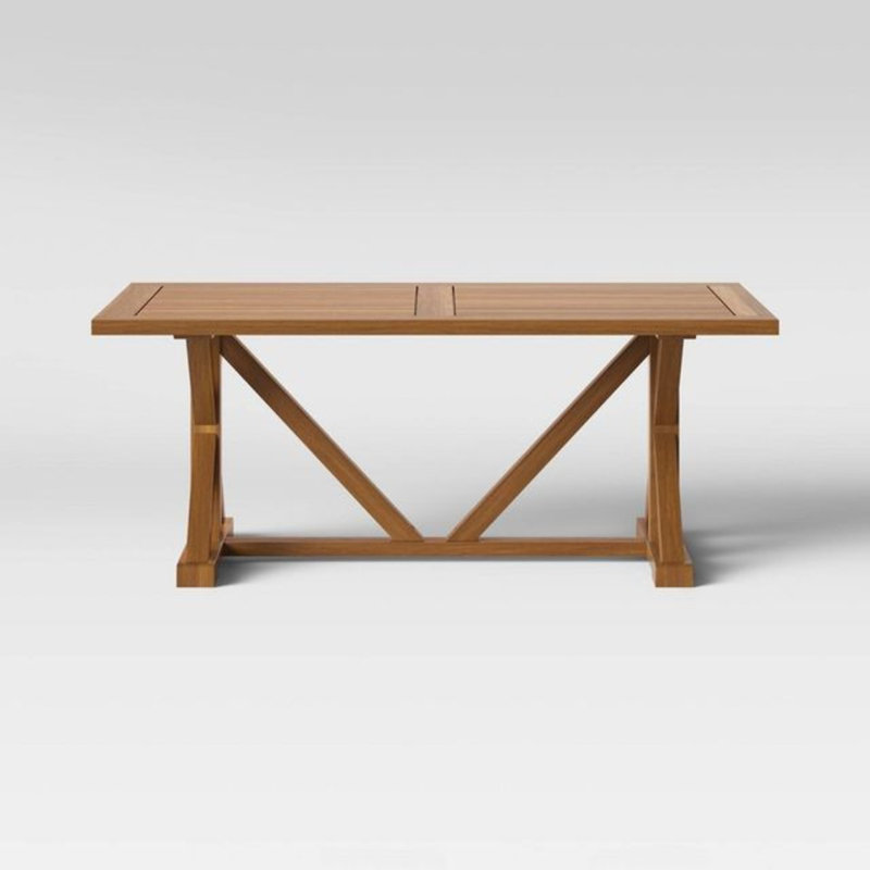 Mahogany Wood Outdoor Dining Table
