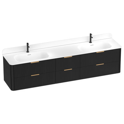 84" Floating Bathroom Vanity With Sink