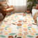 Tapis lavable à la machine Retro Bloom